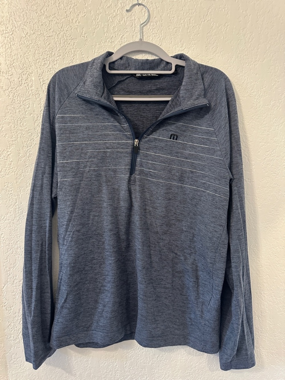 FootJoy Heathered Gray Golf Pullover
